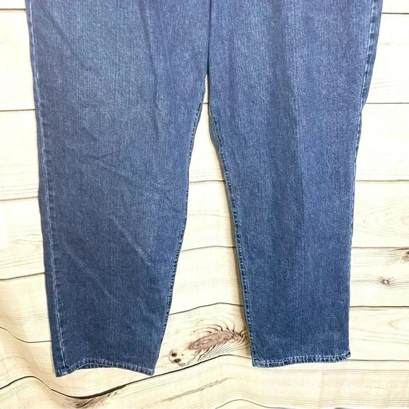 Lee Mens Blue Dungarees Jeans 42x32 Loose Fit - Picture 3 of 11